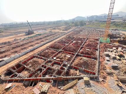 xulong spring's new factory on building