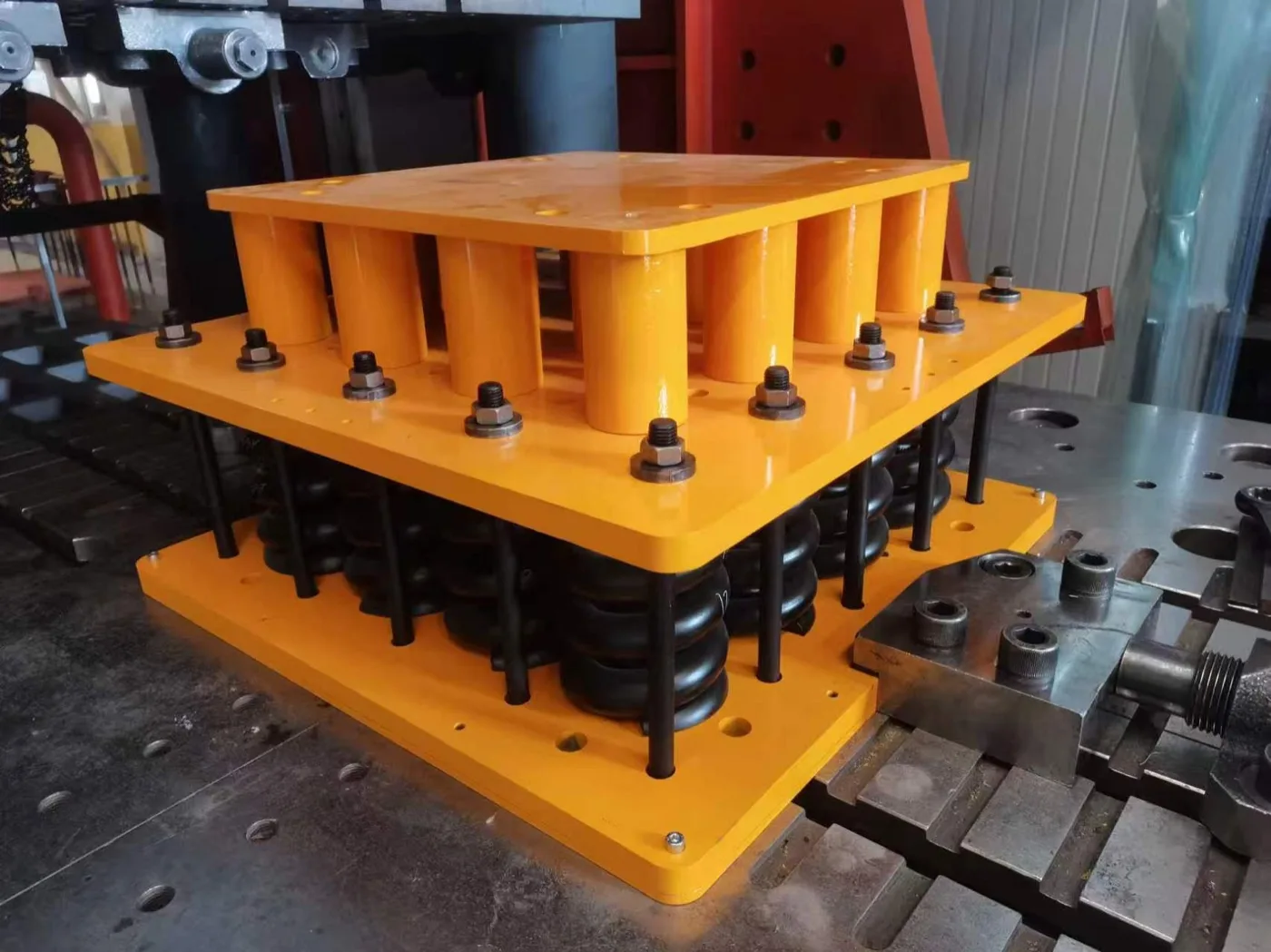 Building vibration isolation support spring supplied for Beijing Daxing Airport project